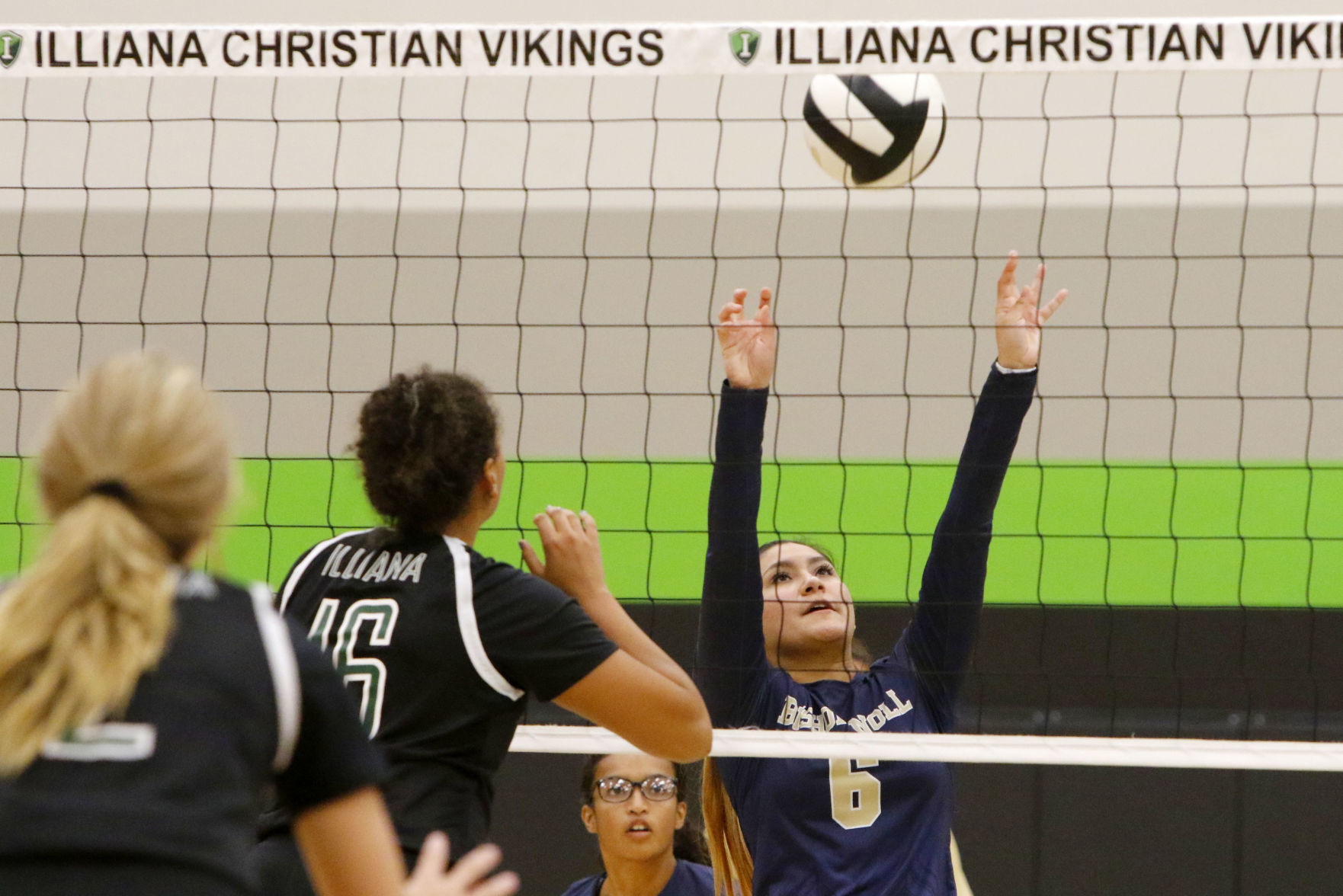 Bishop Noll at Illiana Christian volleyball